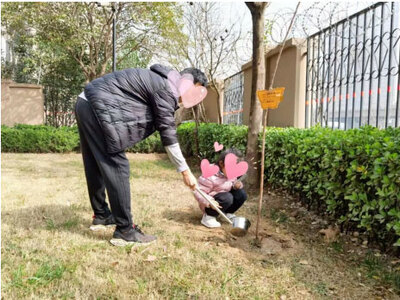 植树添绿 倡导绿色生活